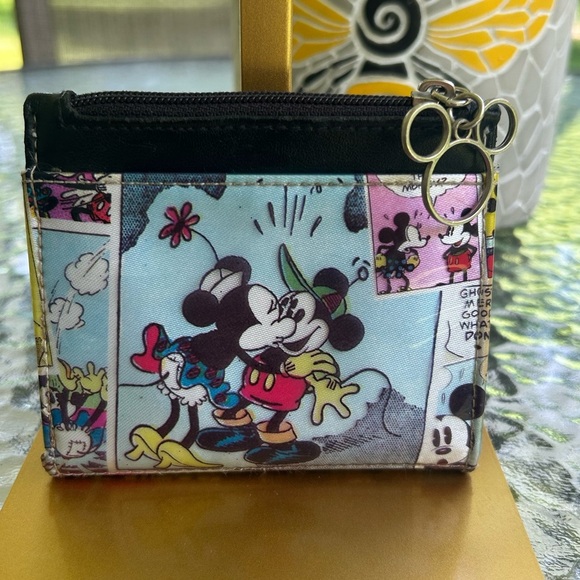 Disney Handbags - Vintage Mickey Mouse Comic Print Wallet